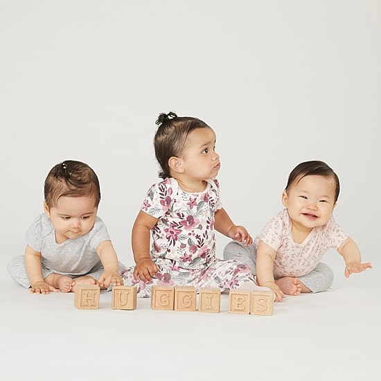 Huggies Baby Girls Straight Regular Fit Pull-On Pant