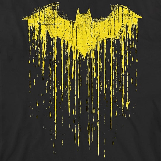 Little & Big Kid Boys Crew Neck Short Sleeve Loose Fit Batman Graphic T-Shirt
