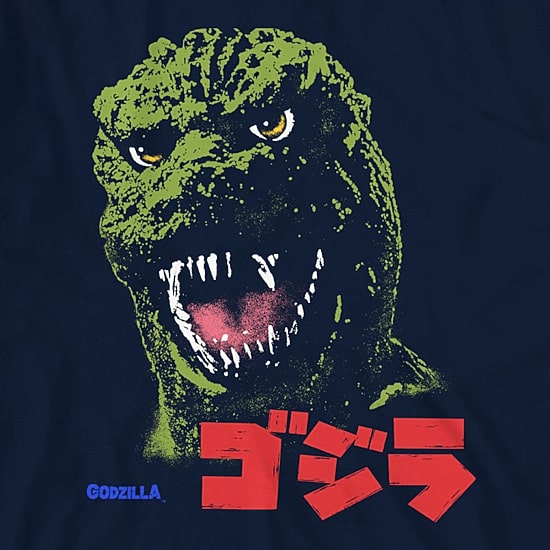 Little & Big Kid Boys Crew Neck Short Sleeve Loose Fit Godzilla Graphic T-Shirt