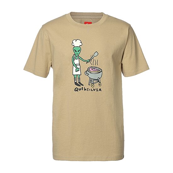 Quiksilver Big Kid Boys Crew Neck Short Sleeve Regular Fit Graphic T-Shirt