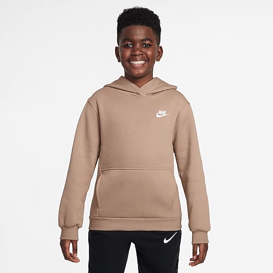 Nike Club Big Kid Unisex Long Sleeve Fleece Active Hoodie