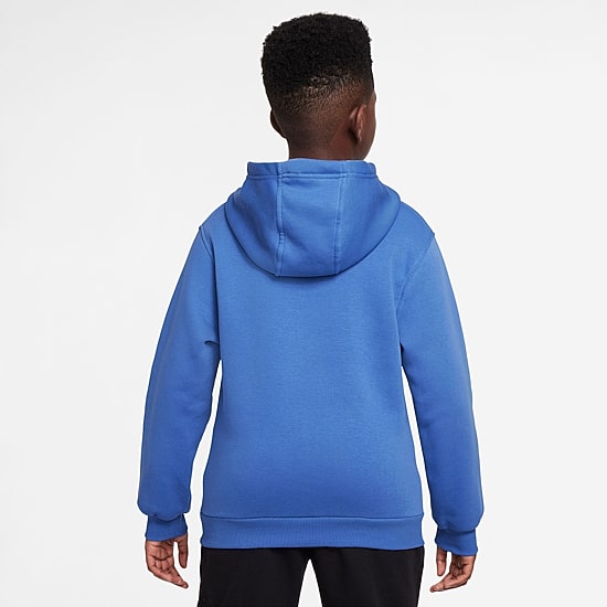 Nike Club Big Kid Unisex Long Sleeve Fleece Active Hoodie