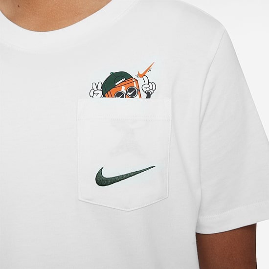 Nike Club Big Kid Unisex Crew Neck Short Sleeve Regular Fit Graphic T-Shirt