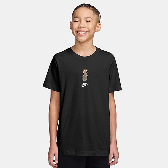Nike Club Waffle Big Kid Unisex Crew Neck Short Sleeve Regular Fit