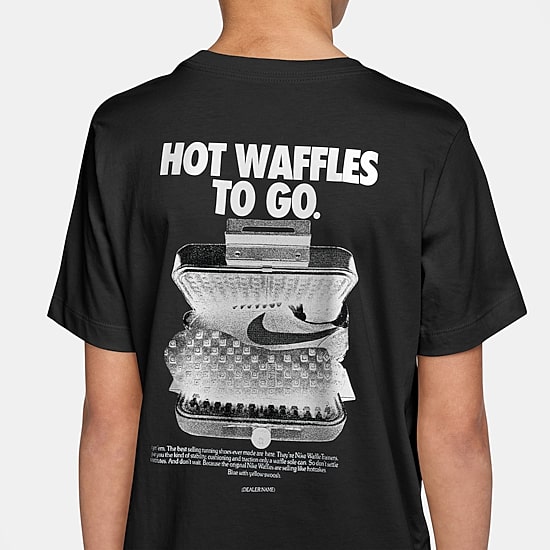Nike Club Waffle Big Kid Unisex Crew Neck Short Sleeve Regular Fit Graphic T-Shirt