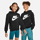 Nike Club Big Kid Unisex Long Sleeve Fleece Active Hoodie