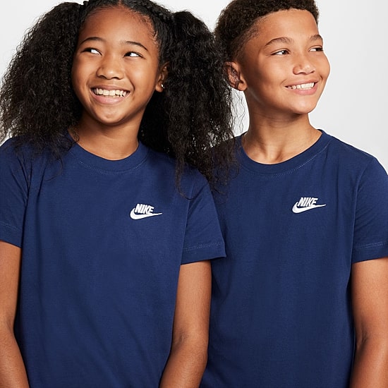 Nike Futura Big Kid Unisex Hooded Short Sleeve Active T-Shirt