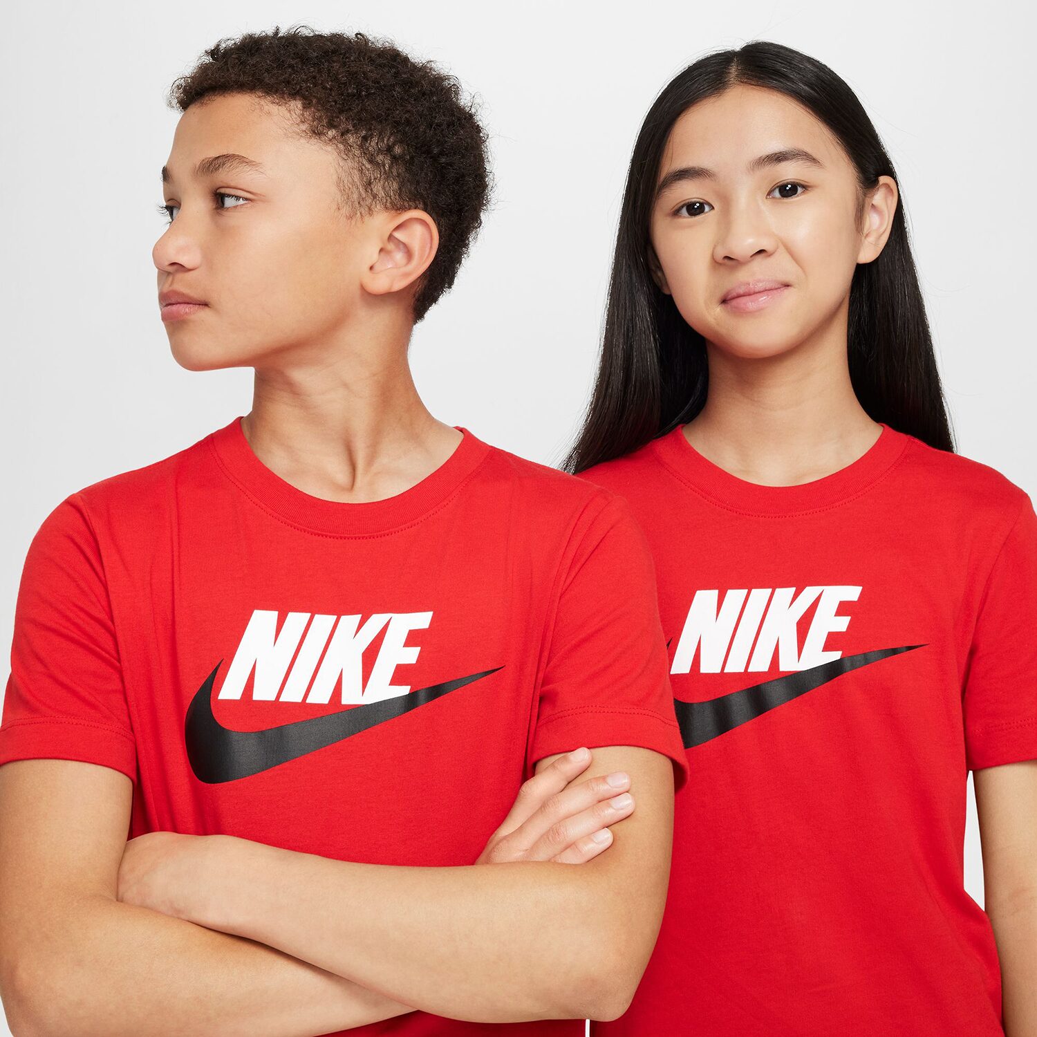 Nike Futura Big Kid Unisex Crew Neck Short Sleeve Regular Fit Graphic T-Shirt