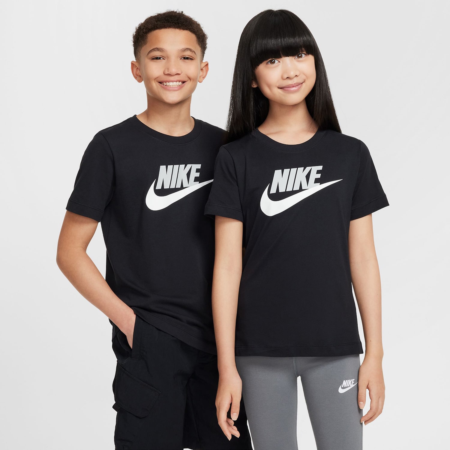 Nike Futura Big Kid Unisex Crew Neck Short Sleeve Regular Fit Graphic T-Shirt