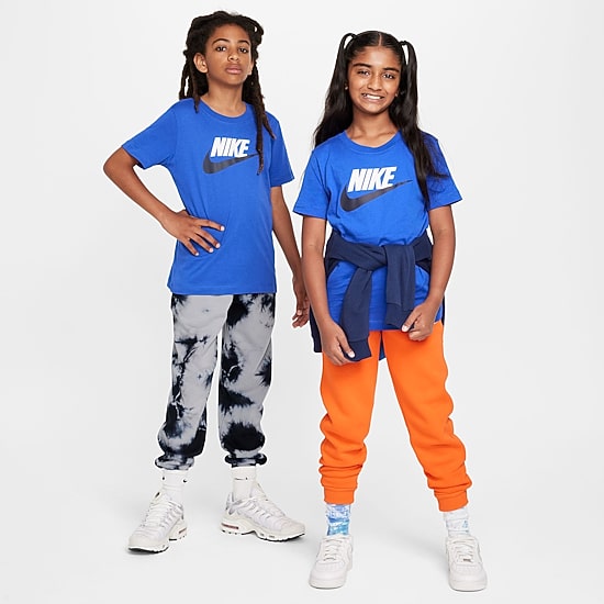 Nike Futura Big Kid Unisex Crew Neck Short Sleeve Regular Fit Graphic T-Shirt