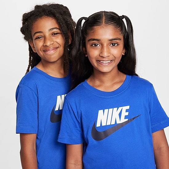 Nike Futura Big Kid Unisex Crew Neck Short Sleeve Regular Fit Graphic T-Shirt