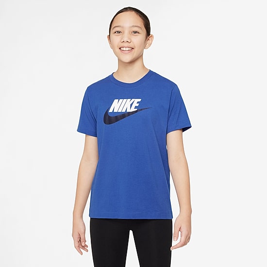Nike Futura Big Kid Unisex Crew Neck Short Sleeve Regular Fit Graphic T-Shirt