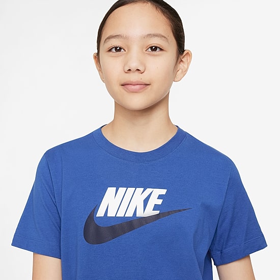 Nike Futura Big Kid Unisex Crew Neck Short Sleeve Regular Fit Graphic T-Shirt