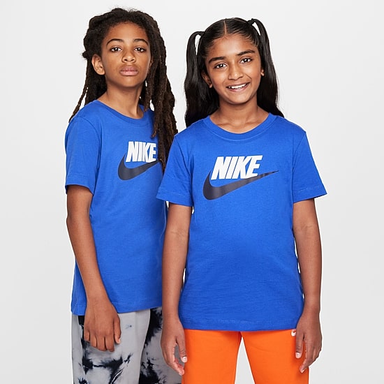 Nike Futura Big Kid Unisex Crew Neck Short Sleeve Regular Fit Graphic T-Shirt