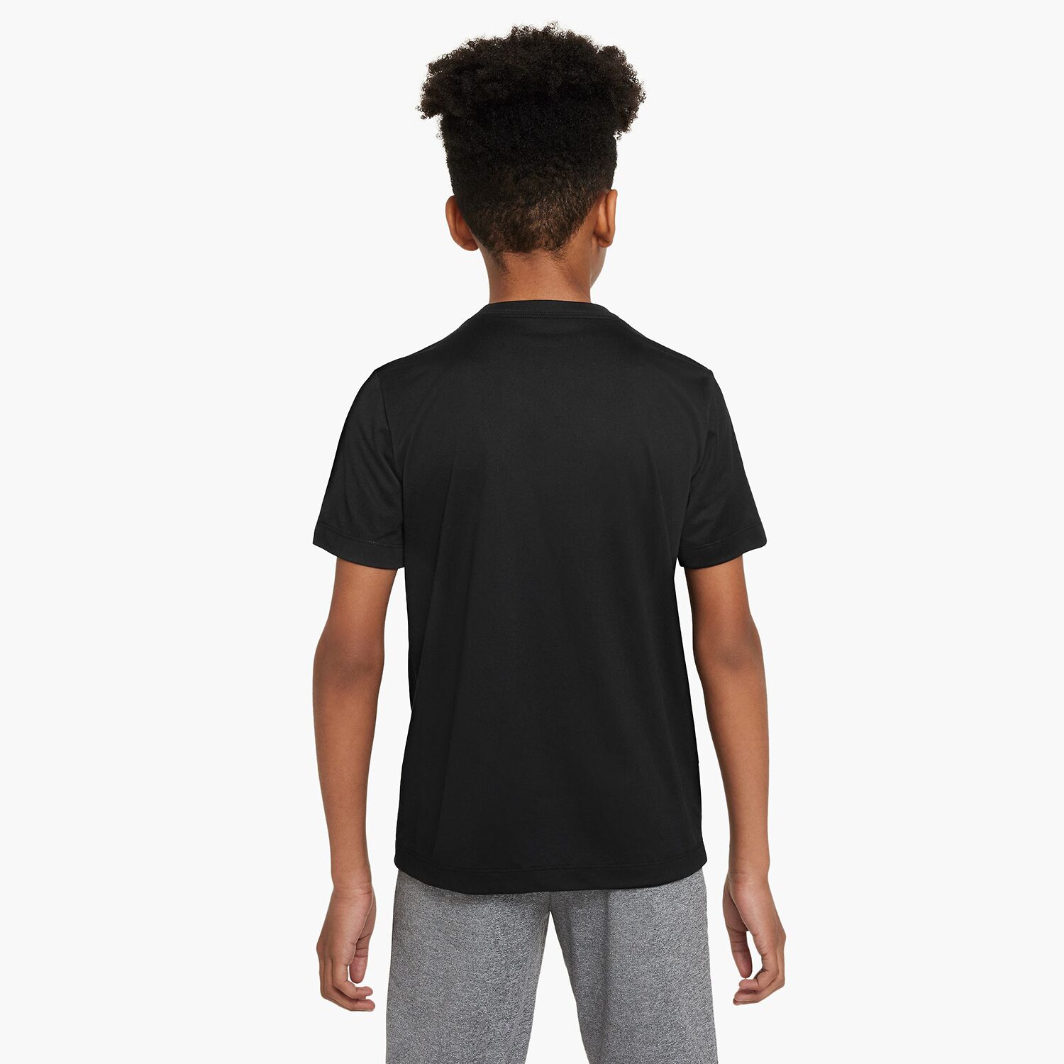 Nike Dri-Fit Swoosh Big Kid Unisex Crew Neck Short Sleeve Regular Fit Graphic T-Shirt