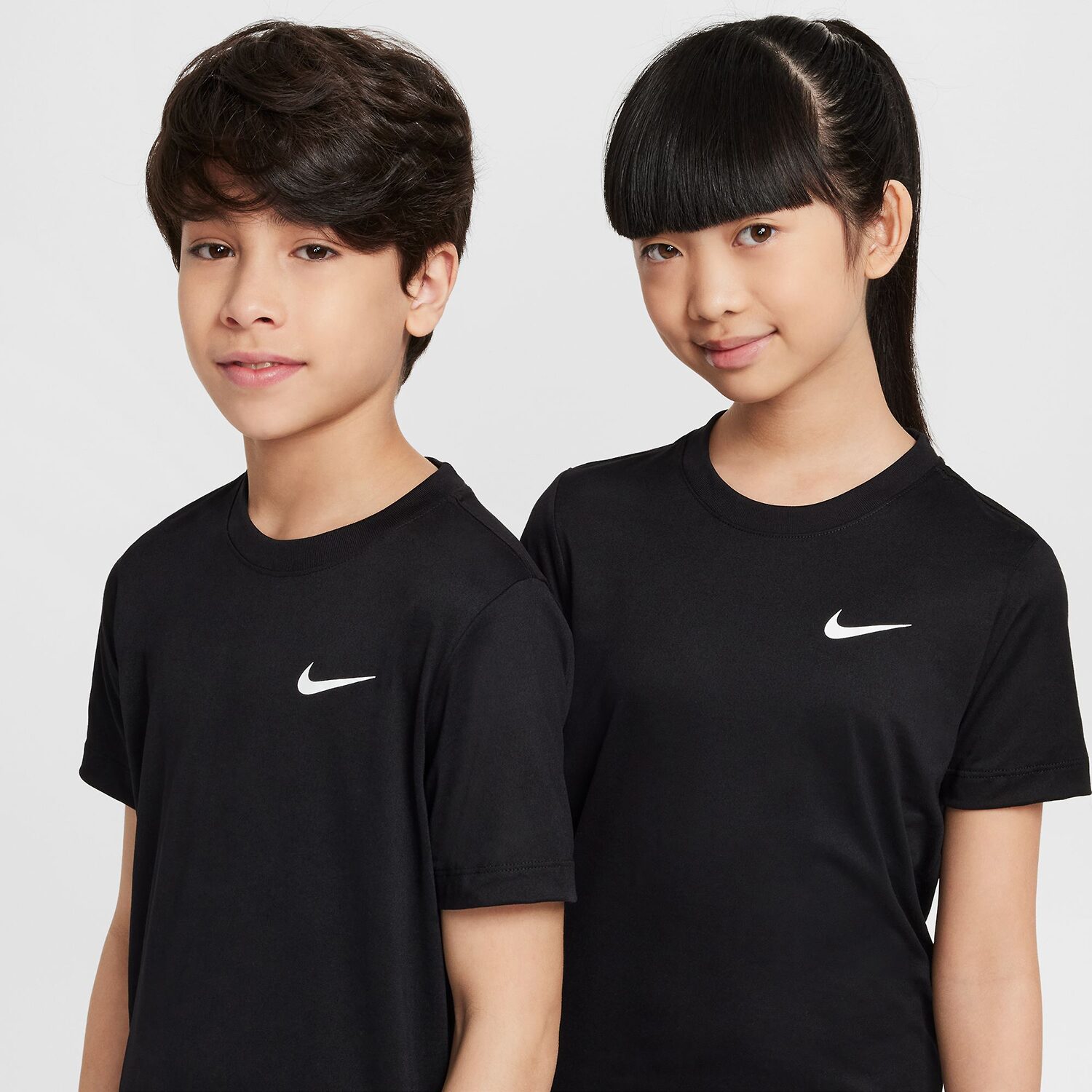 Nike Dri-Fit Swoosh Big Kid Unisex Crew Neck Short Sleeve Regular Fit Graphic T-Shirt