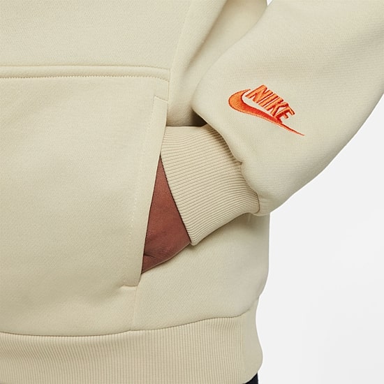 Nike Club Waffle Big Kid Unisex Long Sleeve Fleece Active Hoodie