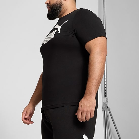PUMA Mens Crew Neck Short Sleeve Regular Fit Big and Tall Graphic T-Shirt