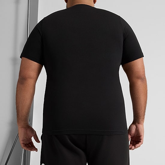 PUMA Mens Crew Neck Short Sleeve Regular Fit Big and Tall Graphic T-Shirt