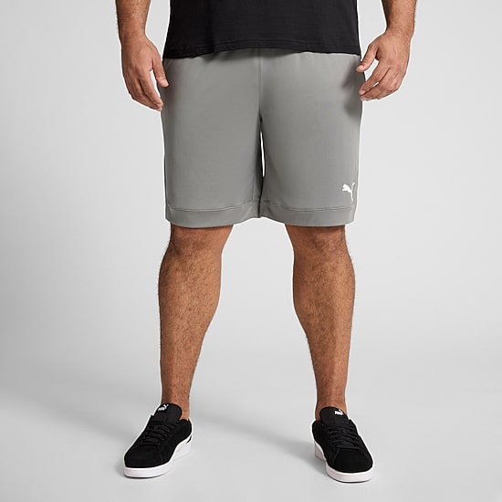 PUMA Mens Big and Tall Mid Rise 10" Basketball Short