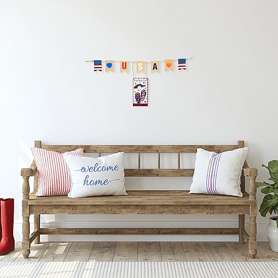 Northlight 30.5in Usa Summer Fun Welcome Americana Print