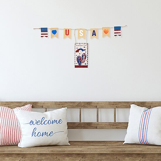 Northlight 30.5in Usa Summer Fun Welcome Americana Print