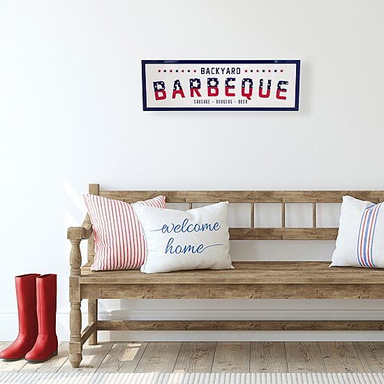 Northlight 23in Backyard Barbeque Wall Sign