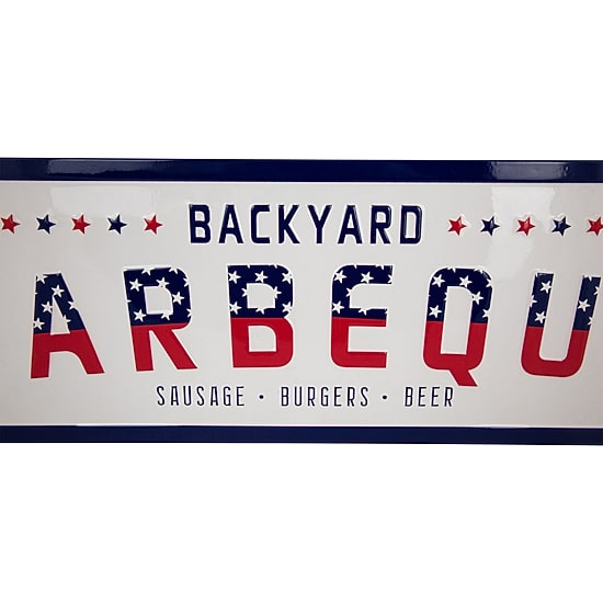 Northlight 23in Backyard Barbeque Wall Sign