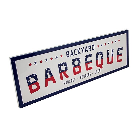 Northlight 23in Backyard Barbeque Wall Sign