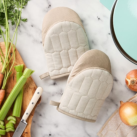Martha Stewart Honeycomb Quilted 2-pc. Mini Oven Mitt Set