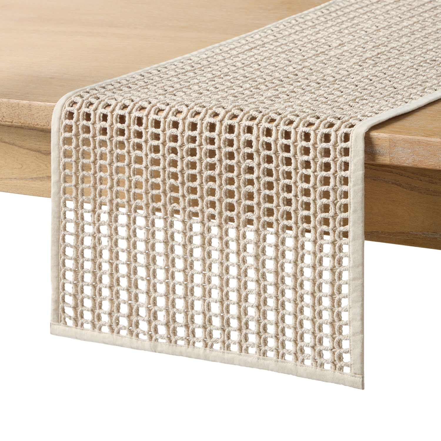 Fiesta Kai Macrame Table Runner