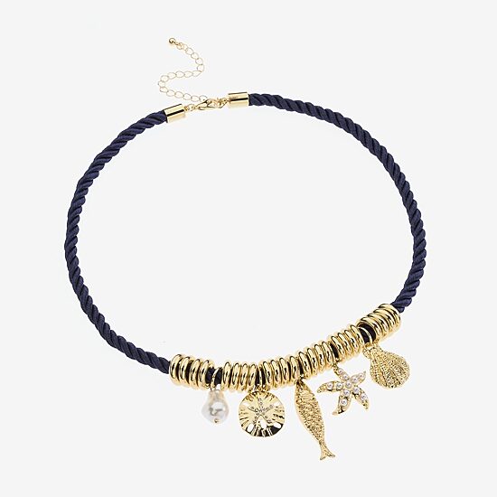Bijoux Bar Womens 21 Inch Statement Necklace