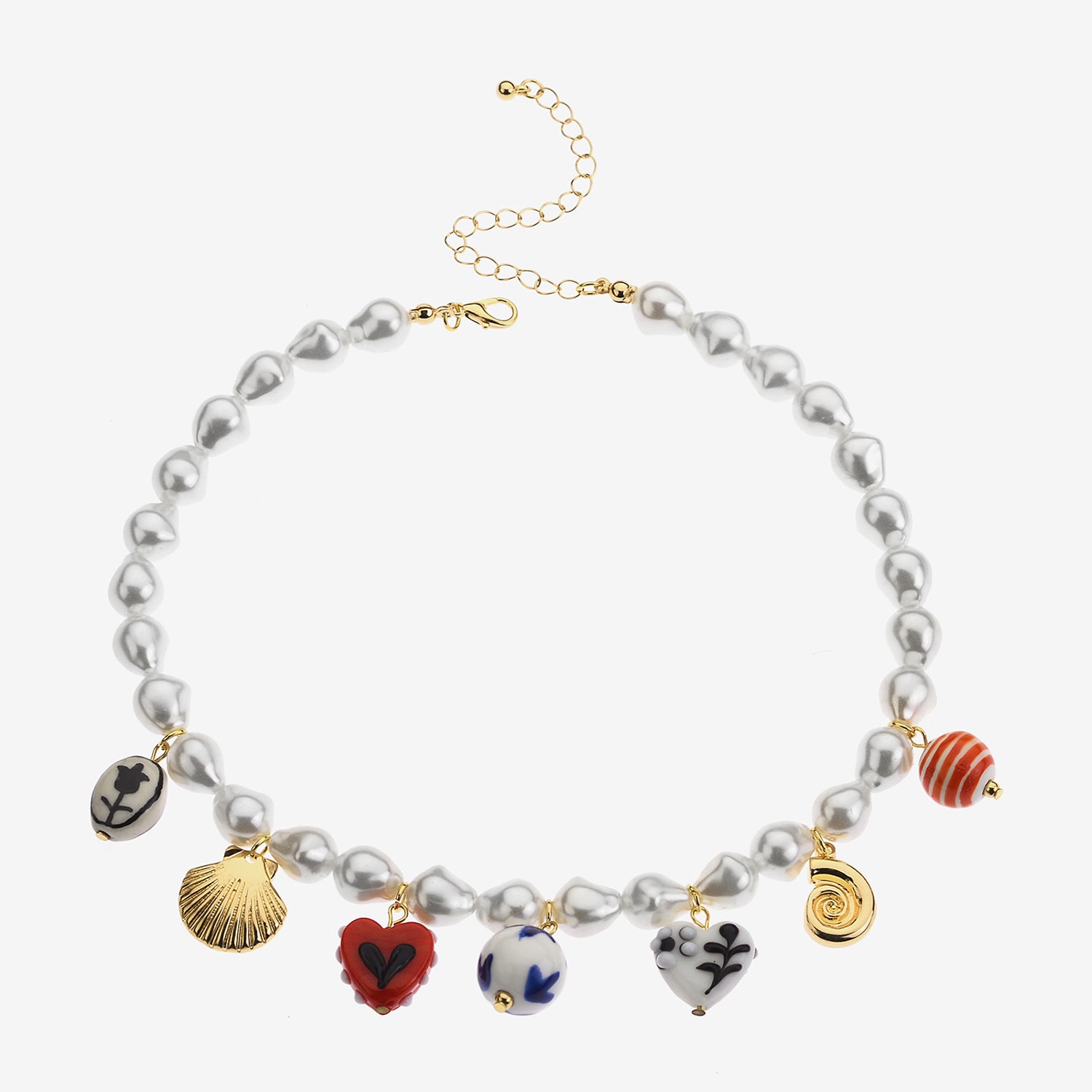 Bijoux Bar Womens 17 1/2 Inch Statement Necklace