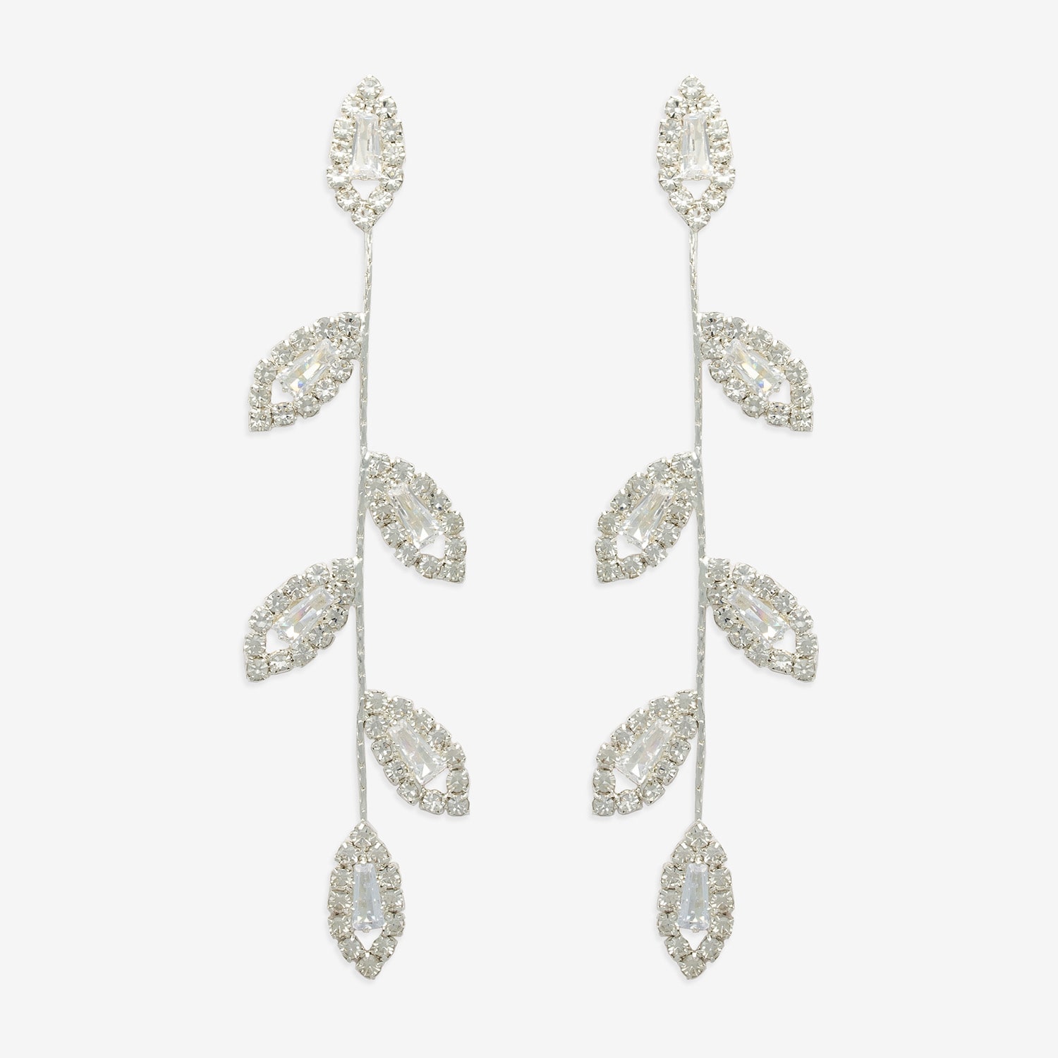 Mixit Womens Glass Drop Earrings