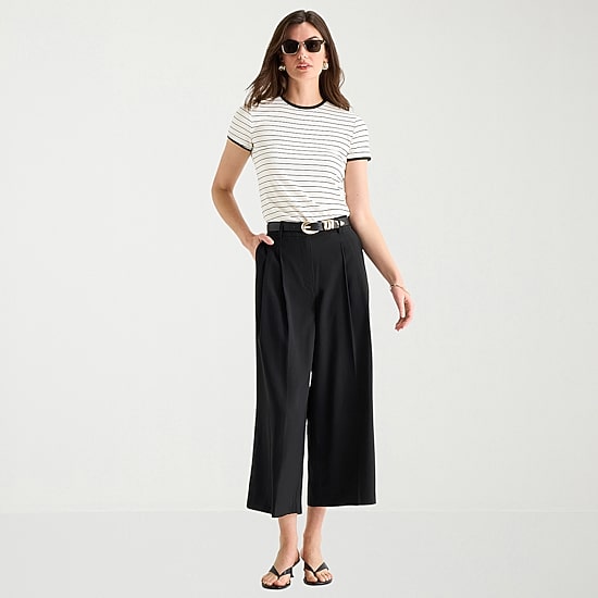 Worthington Tall Womens Cropped Everyday Pant