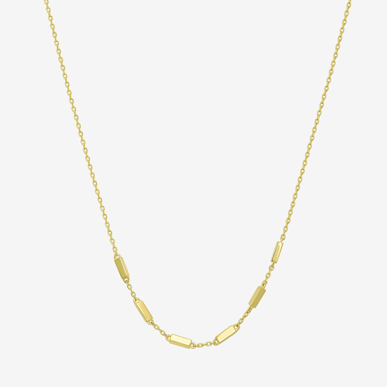 Gold Addiction Womens 10K Gold 16 Inch Cable Chain Necklace