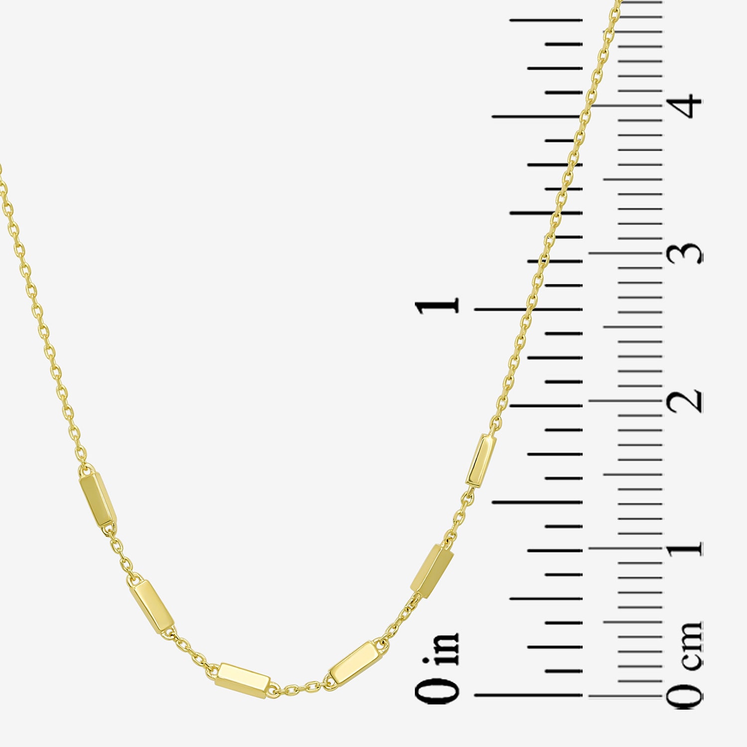 Gold Addiction Womens 10K Gold 16 Inch Cable Chain Necklace