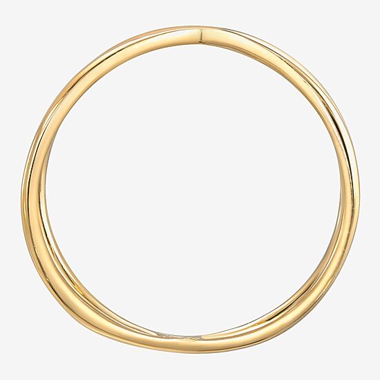 Gold Addiction Womens 10K Gold Crossover Band