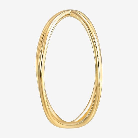 Gold Addiction Womens 10K Gold Crossover Band