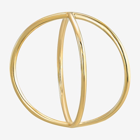 Gold Addiction Womens 10K Gold Crossover Band