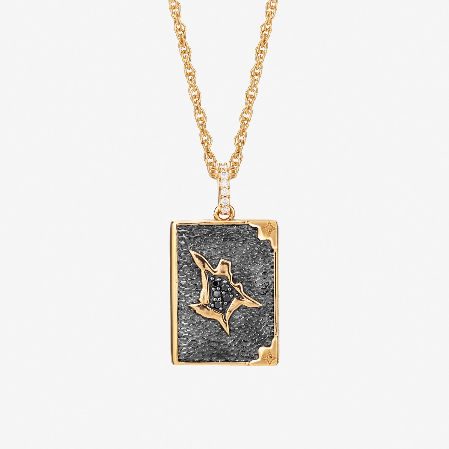 Harry Potter (F / Si2) Womens Diamond Accent Lab Grown Diamond 14K Gold Over Silver 18 Inch Pendant Necklace