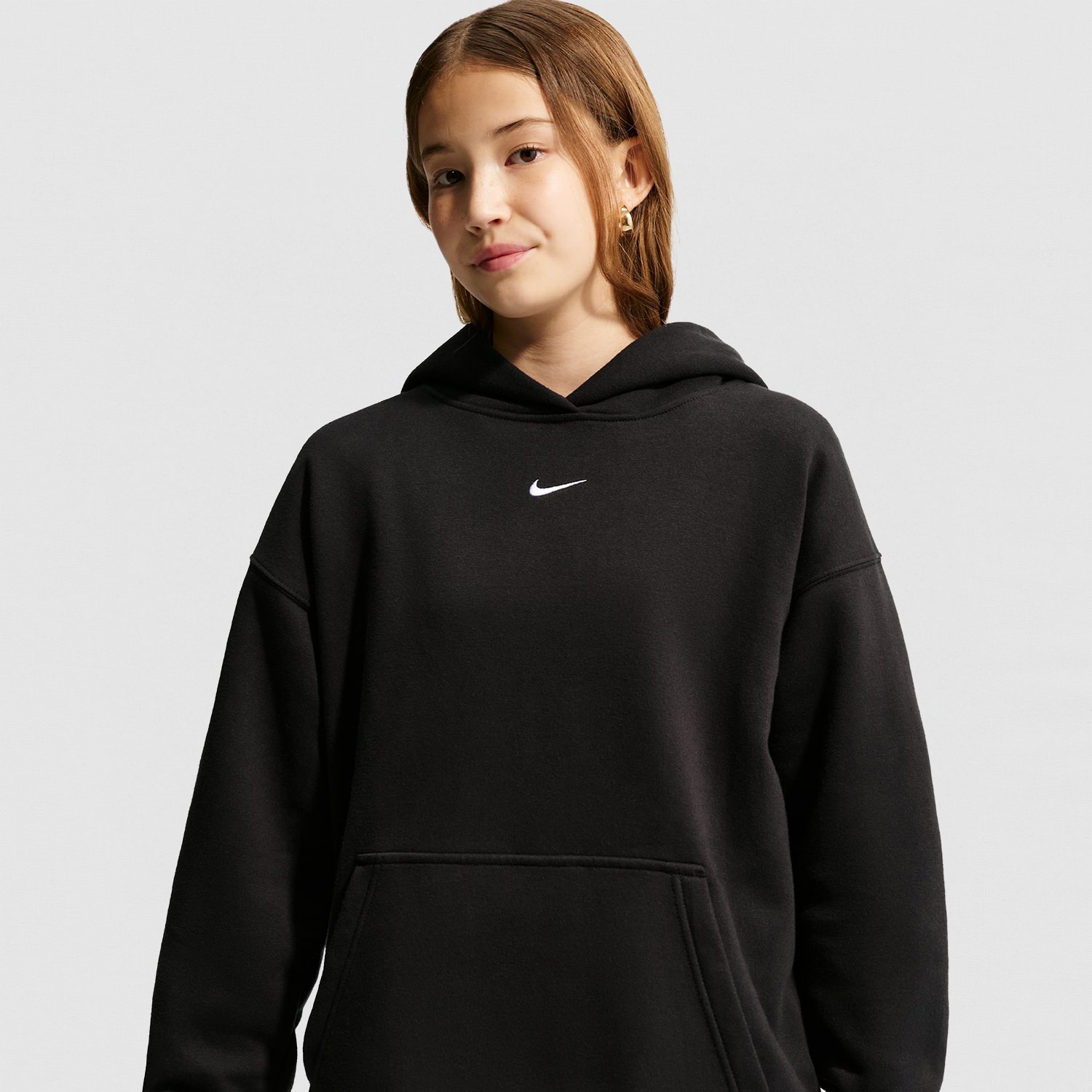 Nike Big Kid Girls Long Sleeve Fleece Active Hoodie