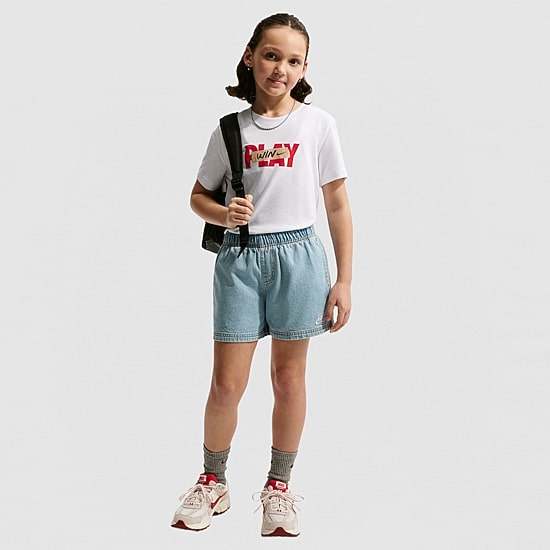 Nike Big Kid Unisex Crew Neck Short Sleeve Regular Fit Graphic T-Shirt