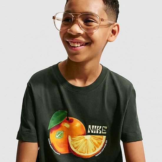 Nike Big Kid Unisex Crew Neck Short Sleeve Regular Fit Graphic T-Shirt