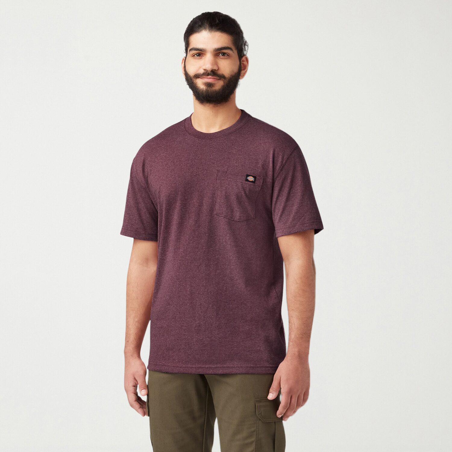 Dickies Heavyweight Heather Mens Crew Neck Short Sleeve T-Shirt