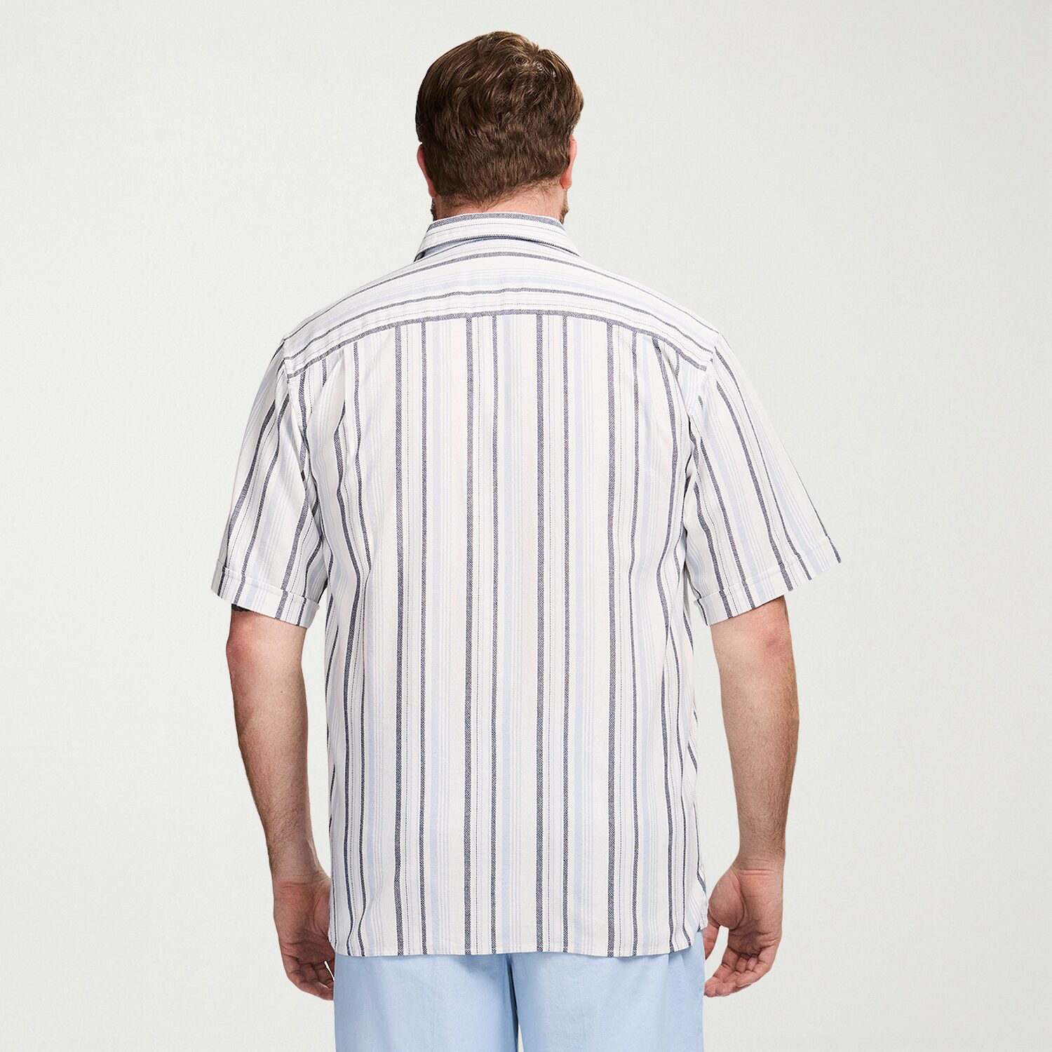 IZOD Dune Texture Mens Short Sleeve Regular Fit Big and Tall Button-Down Shirt