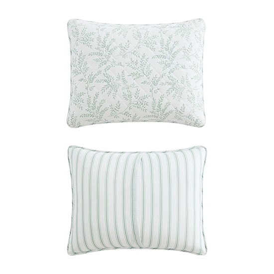 Martha Stewart Murray Leaves Easy Care Quilt Set