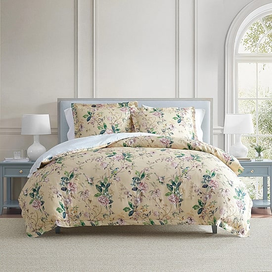 Martha Stewart Songbird Easy Care Duvet Cover Set