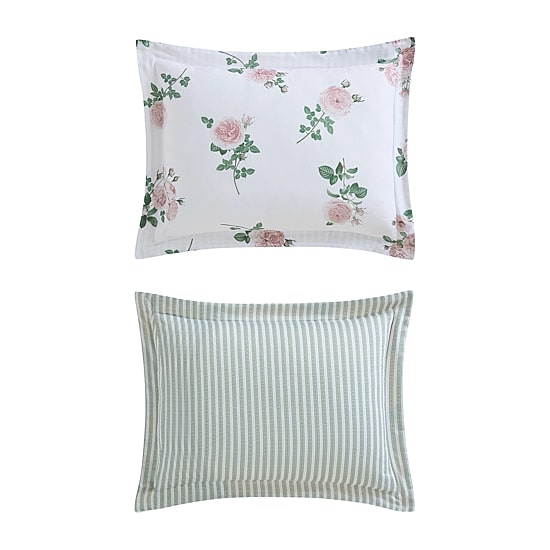Martha Stewart Tea Rose Easy Care Duvet Cover Set