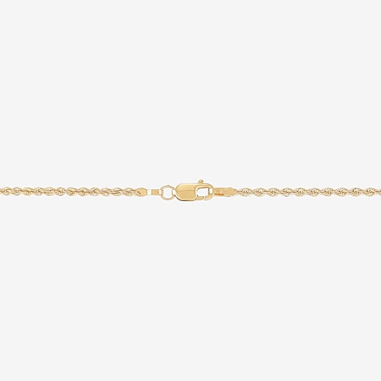 Womens 10K Gold Bar 18 Inch Pendant Necklace